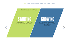 Desktop Screenshot of buyinggroupservices.com